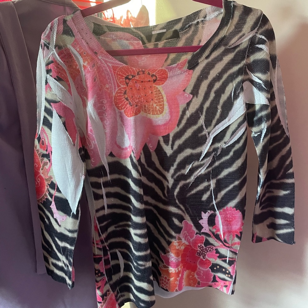 Bette Paige Patterned Y2K Top